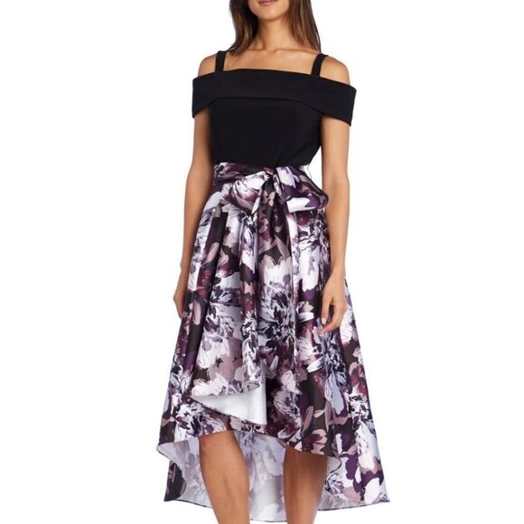 BRANDNEW R&M RICHARD'S WOMEN'S COLD SHOULDER DRESS G1 - Picture 1 of 14